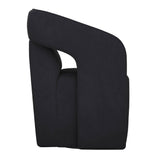 Modern European furniture - Fabric Upholstered Wheel Dining Armchair - www.oroa.com
