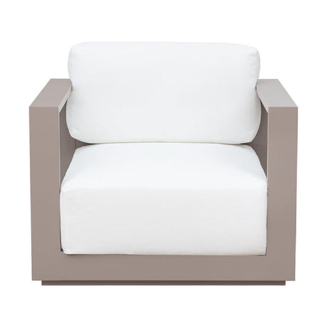 Modern European furniture - Aluminum Framed Outdoor Lounge Armchair - www.oroa.com