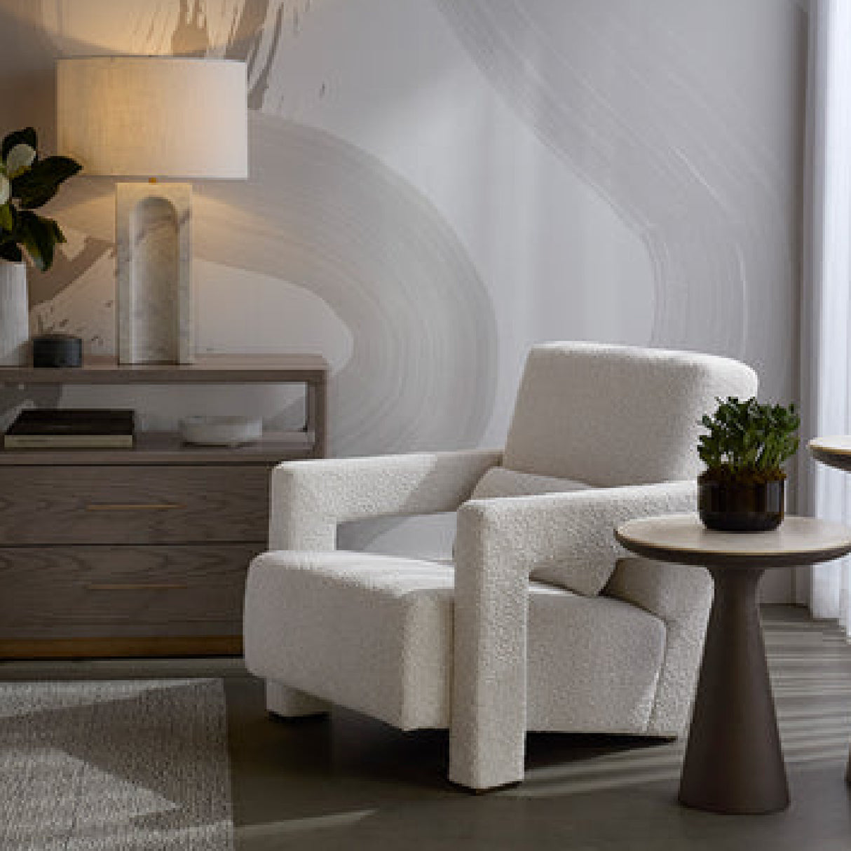   Modern Fabric Lounge Chair | Oroa.com