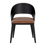 Leather Seat Dining Chair by Splendido Dezirae, alternate view 2