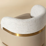 Modern European furniture - Leather Seat Swivel Lounge Chair - www.oroa.com