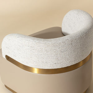   Leather Seat Swivel Lounge Chair | Oroa.com