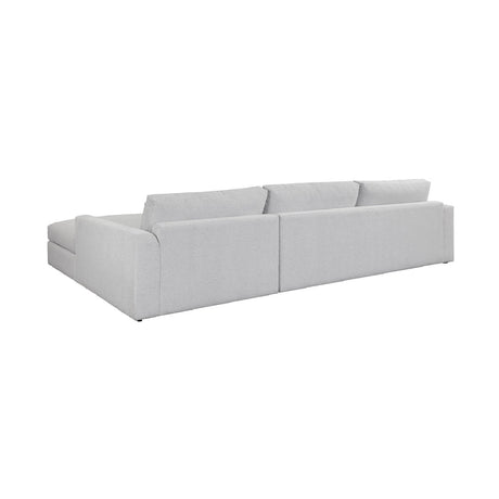 Modern European furniture - White Left Sofa Chaise - www.oroa.com