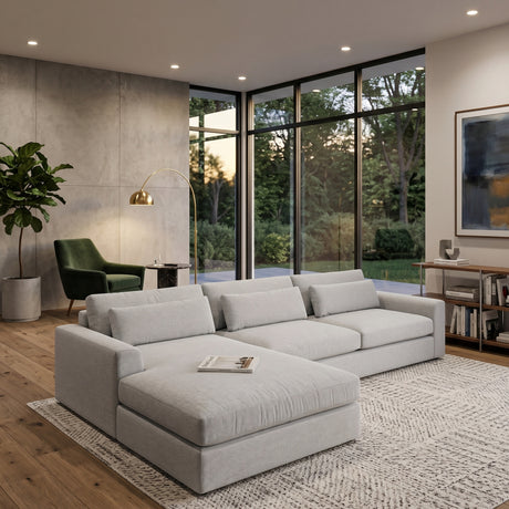   White Left Sofa Chaise | Oroa.com