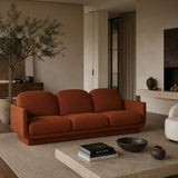 Modern European furniture - Retro Style Fabric Sofa - www.oroa.com
