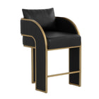 Modern European furniture - 3-Legged Leather Counter Stool - www.oroa.com