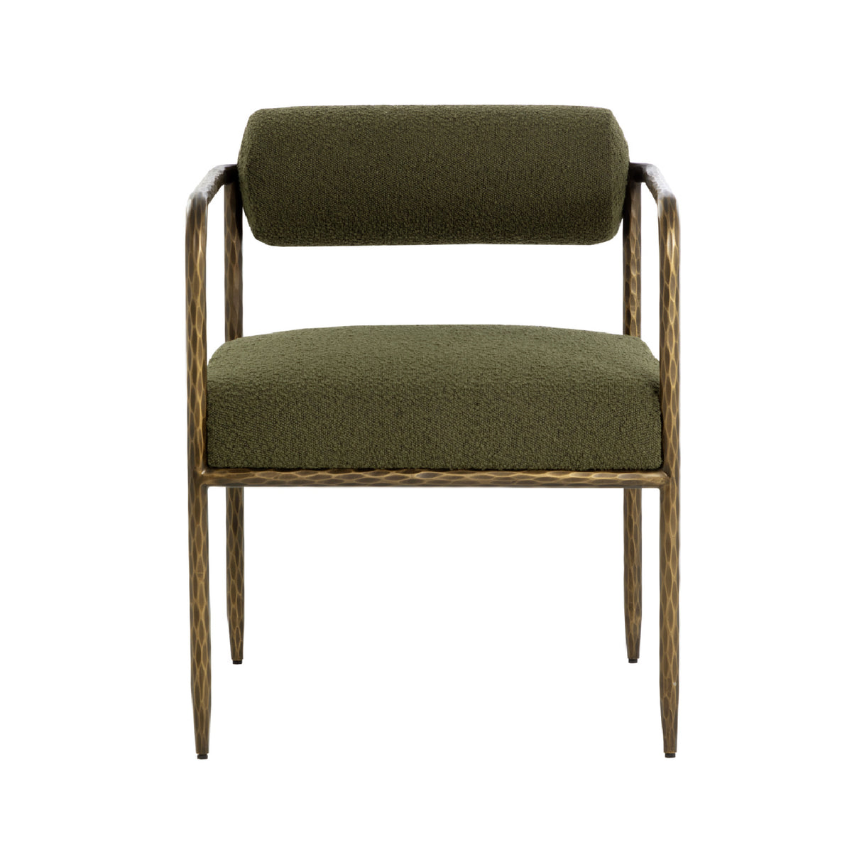 Iron Framed Green Dining Chair | Splendido Ajani