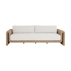 Modern European furniture - Twisted Wicker Outdoor Sofa - www.oroa.com