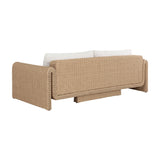 Modern European furniture - Twisted Wicker Outdoor Sofa - www.oroa.com