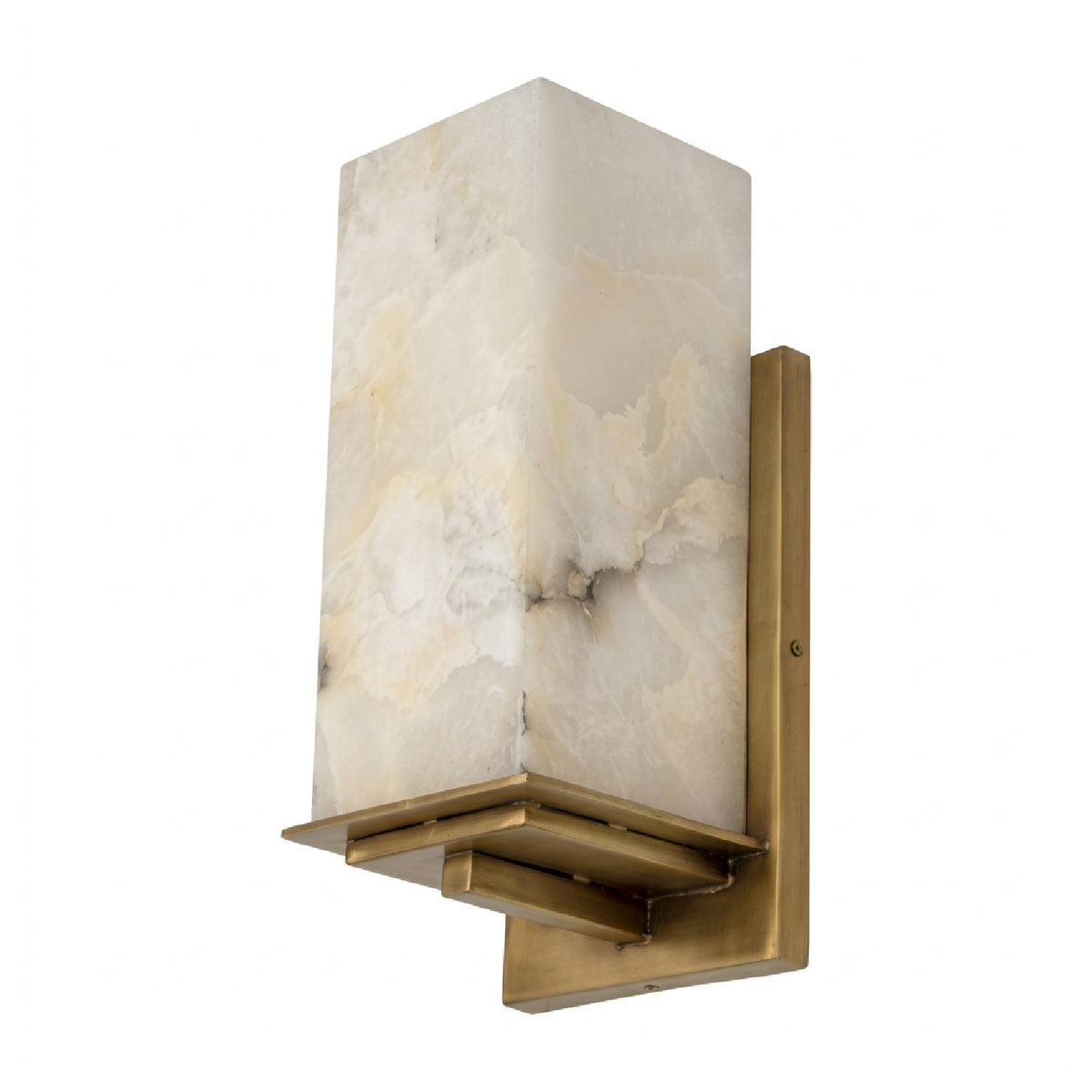 Alabaster Block Wall Lamp | Splendido Kinu