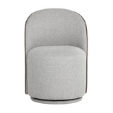 Modern European furniture - Fabric Swivel Dining Chair - www.oroa.com