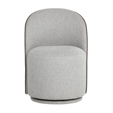 Modern European furniture - Fabric Swivel Dining Chair - www.oroa.com
