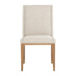 Rustic Oak Base Dining Chairs (2) by Splendido Kalla, alternate view 2