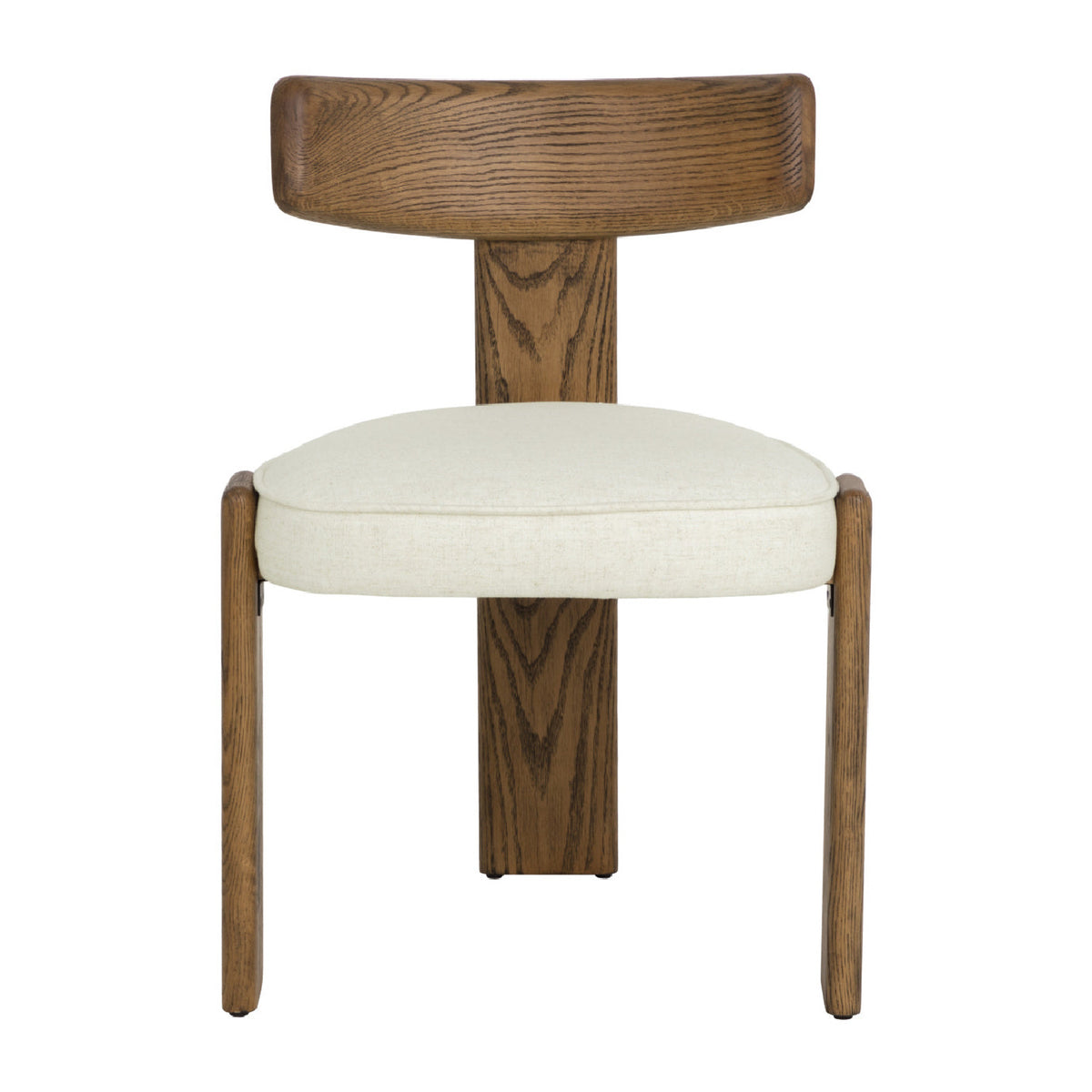 Oak Framed 3-Legged Dining Chairs (2) by Splendido Horton, alternate view 2