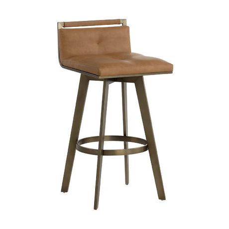 Leather-Look Swivel Bar Stool | Splendido Arizona