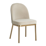 Taupe Arched-Back Dining Chairs (2) by Splendido Lavania, alternate view 2