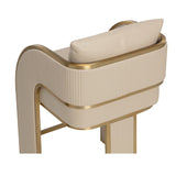 Modern European furniture - 3-Legged Leather Counter Stool - www.oroa.com