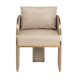 Modern European furniture - 3-Legged Leather Dining Chair - www.oroa.com