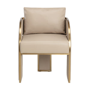   3-Legged Leather Dining Chair | Oroa.com