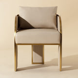 Modern European furniture - 3-Legged Leather Dining Chair - www.oroa.com