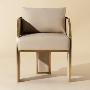   3-Legged Leather Dining Chair | Oroa.com