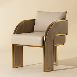   3-Legged Leather Dining Chair | Oroa.com