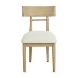 Modern European furniture - Light Oak Dining Chairs (2) - www.oroa.com