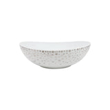 Silver Rain Large Salad Bowl