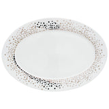 Silver Rain Large Oval Platter