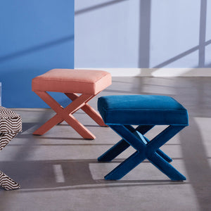 Upholstered Square Bench | Jonathan Adler X | Oroa.com
