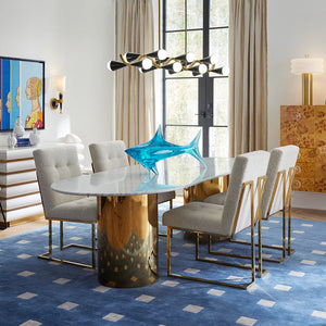 Blue Acrylic Decorative Object | Jonathan Adler Rabbit Shark | Oroa.com