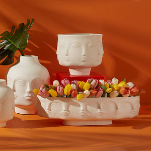 Unglazed Porcelain Long Bowl | Jonathan Adler Dora Maar | Oroa.com