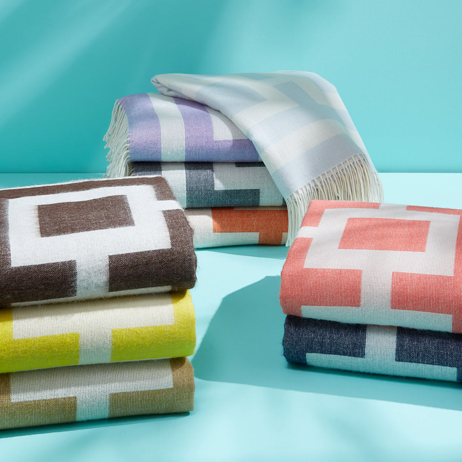 Baby Alpaca Fringed Throw | Jonathan Adler Nixon | Oroa.com