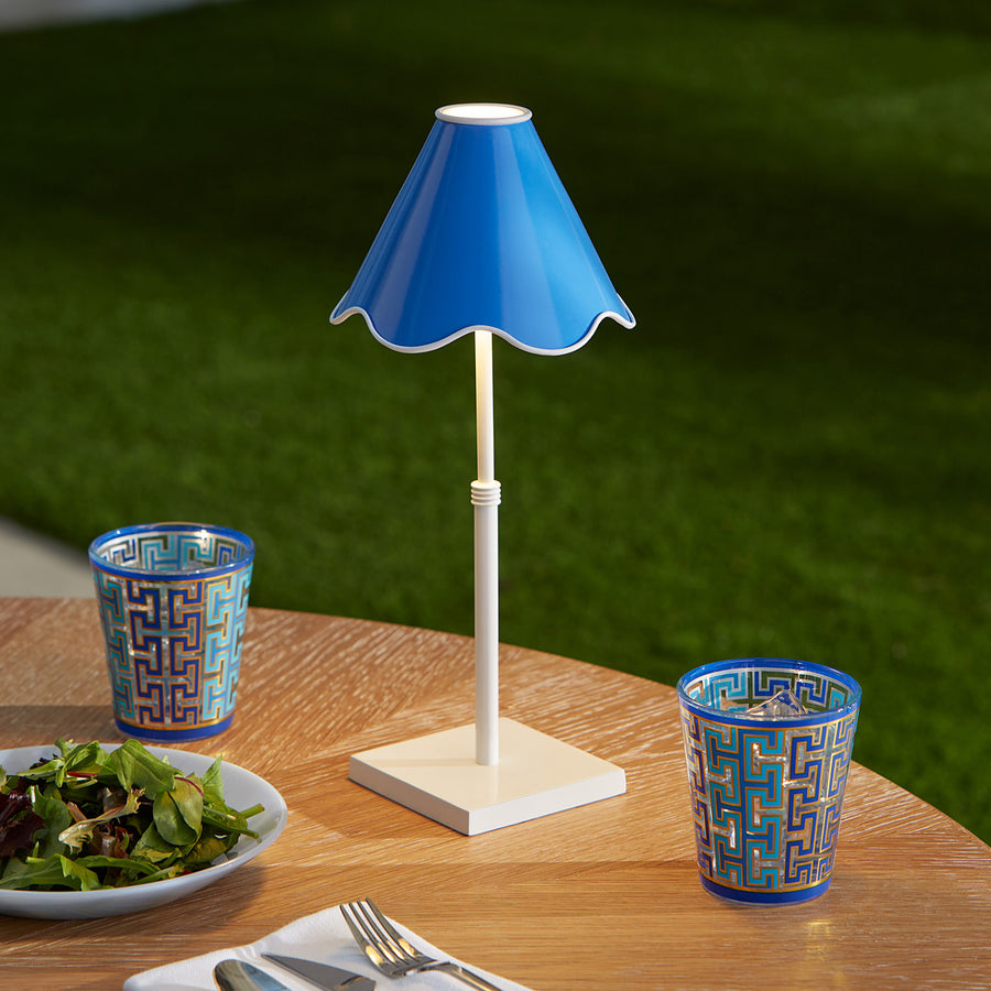 Wavy Edge Rechargable Table Lamp | Jonathan Adler Ripple | Oroa.com