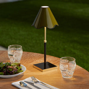 Beaded Edge Rechargeable Table Lamp | Jonathan Adler Ripple | Oroa.com