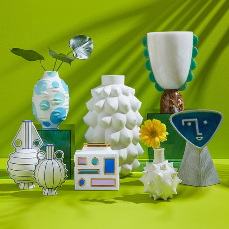 Matte White Porcelain Vase L | Jonathan Adler Venezia | Oroa.com