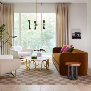 Antique Brass 6-Light Chandelier | Jonathan Adler Caracas | Oroa.com