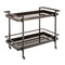 Modern European furniture - Black Glass Shelves Bar Cart - www.oroa.com