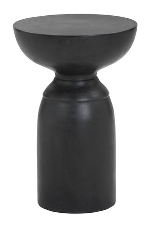 Modern European furniture - Black Concrete Indoor/Outdoor End Table - www.oroa.com