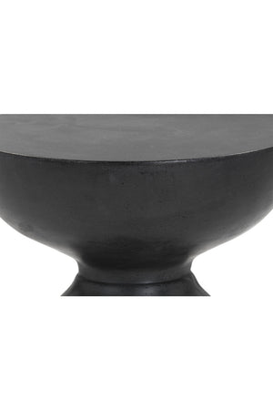 Modern European furniture - Black Concrete Indoor/Outdoor End Table - www.oroa.com