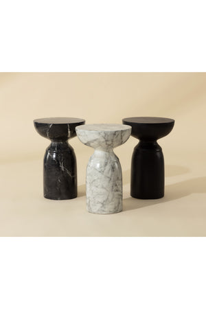 Modern European furniture - Black Concrete Indoor/Outdoor End Table - www.oroa.com