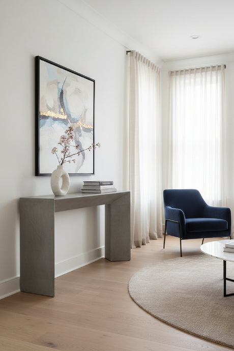 Gray Concrete Indoor/Outdoor Console Table | Splendido Noman | Oroa.com