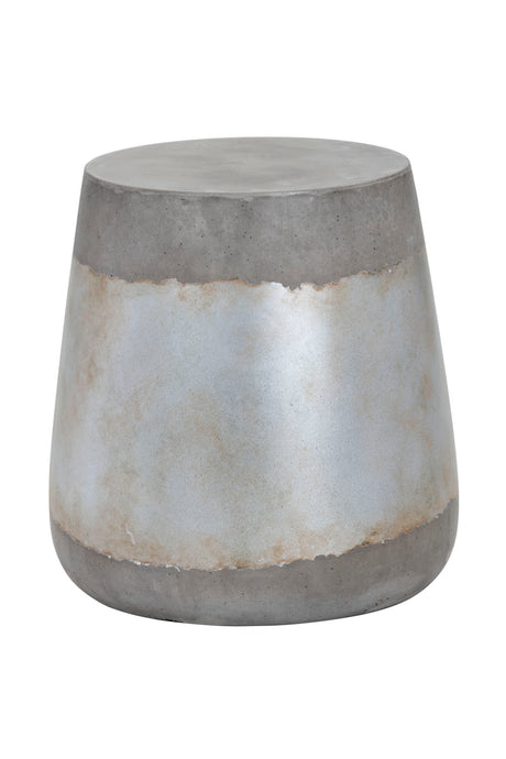 Silver Indoor/Outdoor End Table | Splendido Aries | Oroa.com