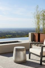 Modern European furniture - Silver Indoor/Outdoor End Table - www.oroa.com