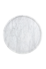 Modern European furniture - White Marble End Table - www.oroa.com