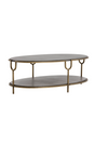 Modern European furniture - Modern Concrete Oval Coffee Table - www.oroa.com