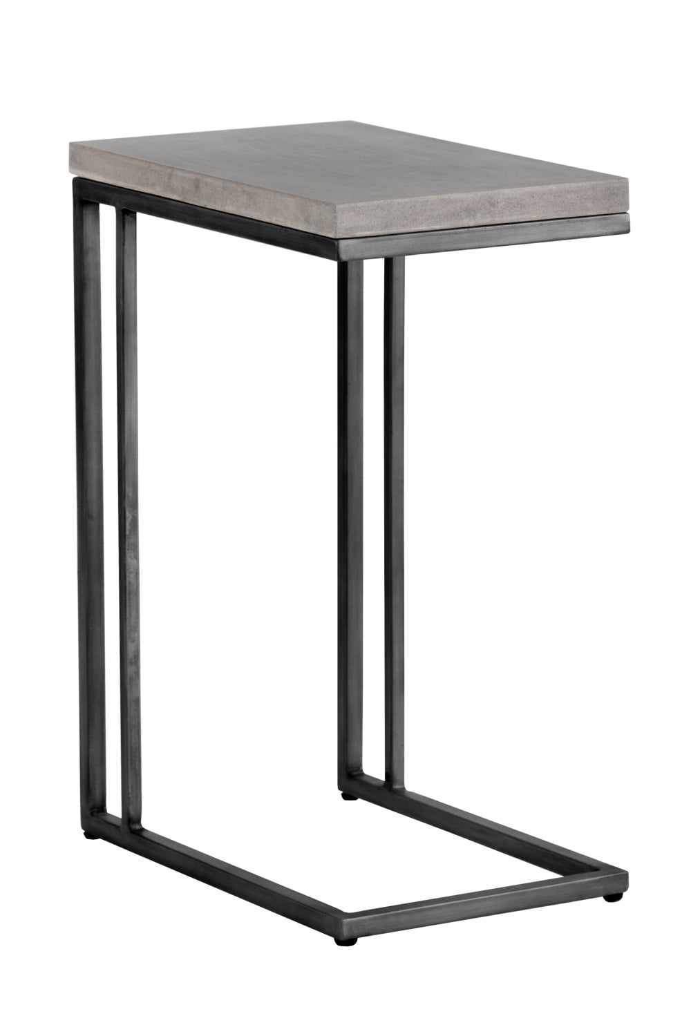 Modern European furniture - Minimalist Round Concrete Indoor/Outdoor End Table - www.oroa.com
