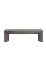 Modern European furniture - Concrete Outdoor Bench - www.oroa.com