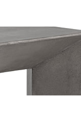 Modern European furniture - Concrete Outdoor Bench - www.oroa.com