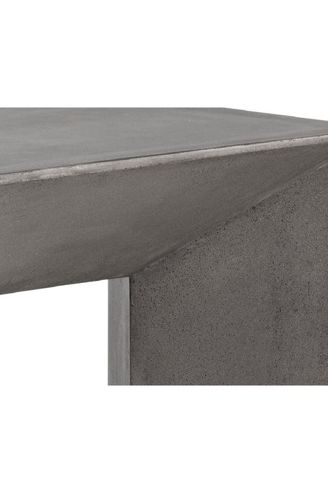 Modern European furniture - Concrete Outdoor Bench - www.oroa.com